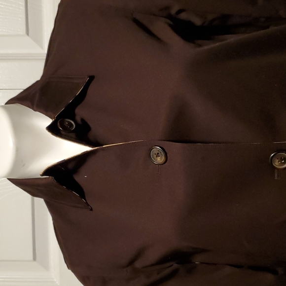 Jones New York Signature Petite Women's Reversible Long Coat - Size Petite Small - Picture 3 of 12